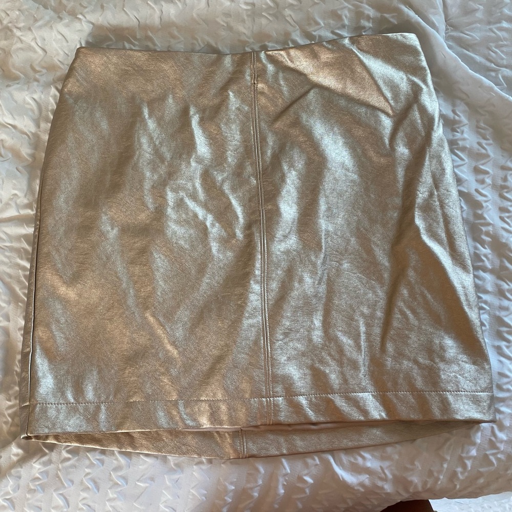 Gold Shiny Skirt
